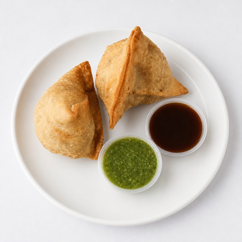 1. Vegetable Samosa.