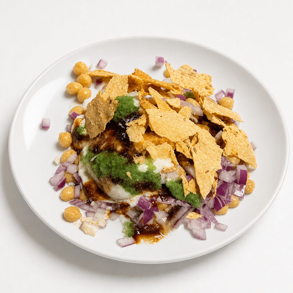 8. Samosa Chaat.