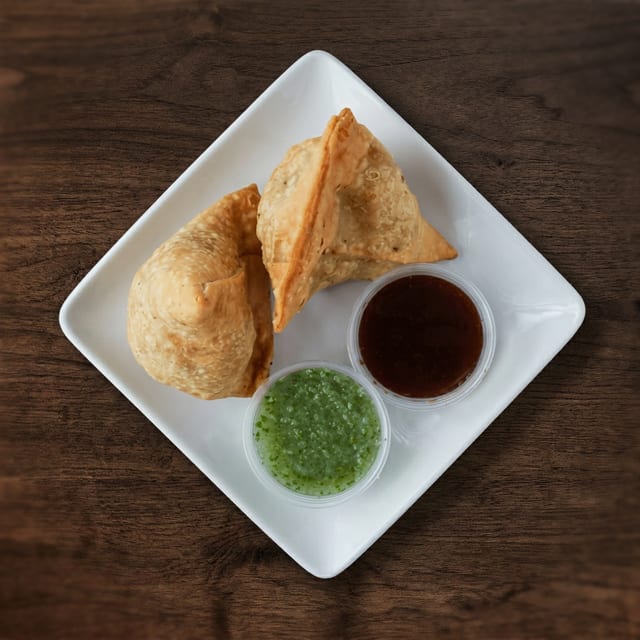 1. Vegetable Samosa.