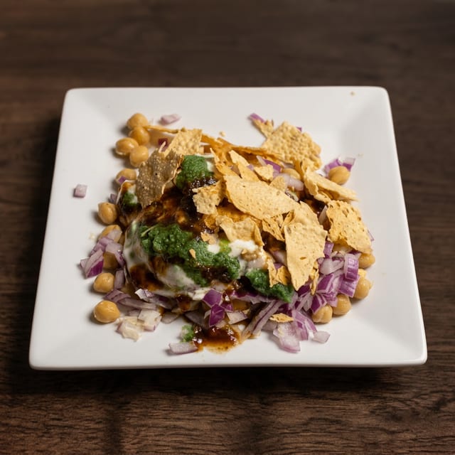 8. Samosa Chaat.